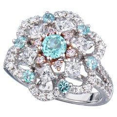 Round Brilliant Statement Fancy Yellow 14K White Gold Rare Fancy-Color Splendour