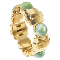 Round Brilliant Statement Mixed / Other 14K Gold Classic Charm High Jewellery
