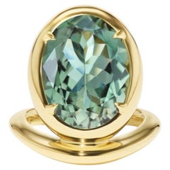 Round Brilliant Statement Mixed / Other 14K Gold Refined Light Modern Classic