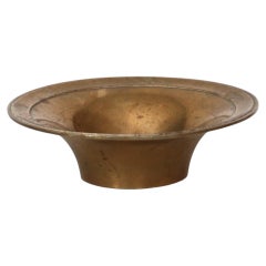 Round Bronze Bowl designed by Just Andersen, 1920s, Denmark