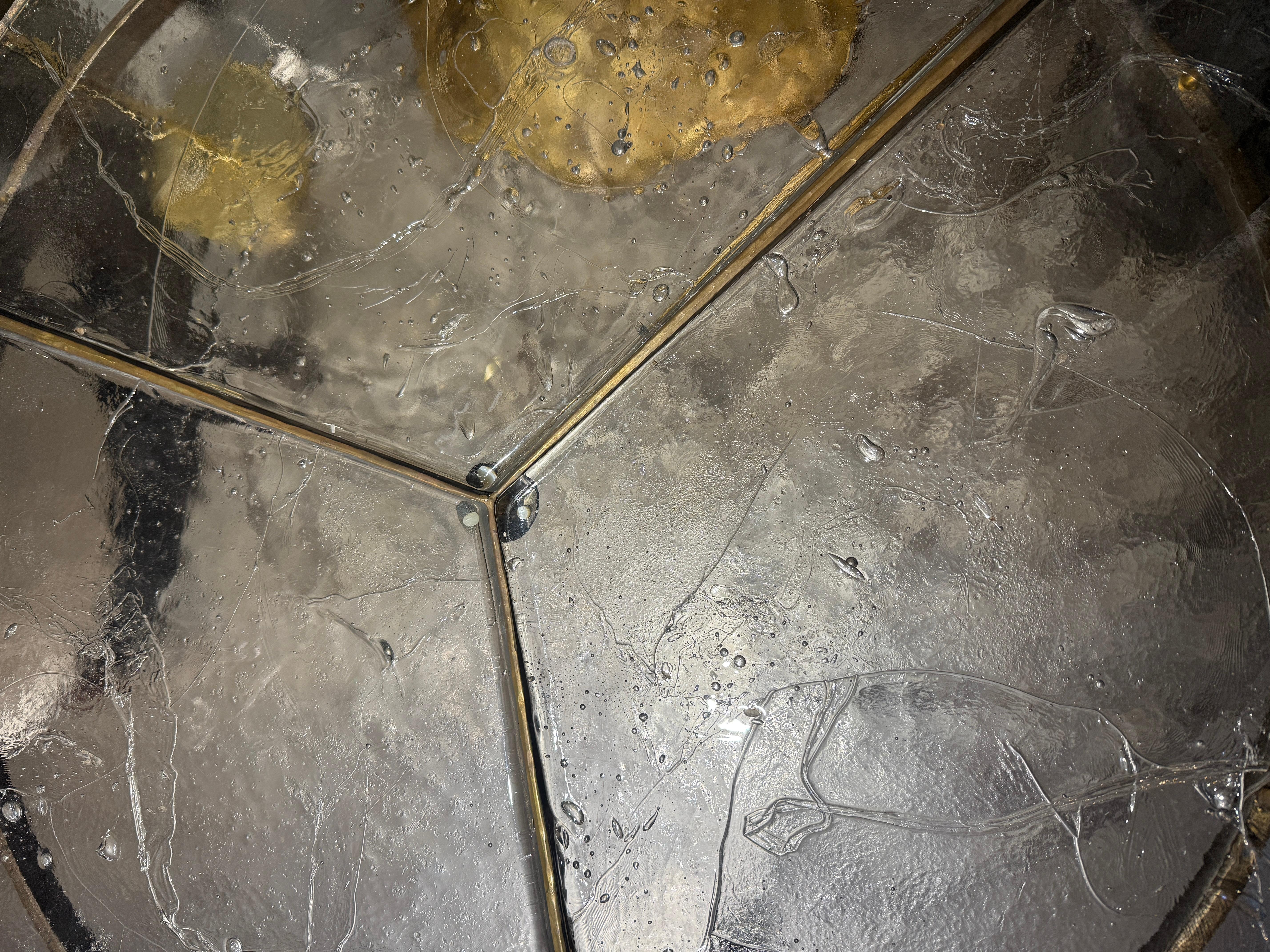 Tedesco Tavolino rotondo in bronzo Lothar Klute 1984 in vendita