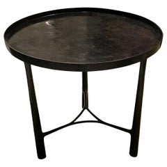 Round Bronze Side Table, Germany, Contemporary