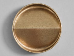 Contemporary Gold Bronze Dish Vide Poche Rond XL by Henry Wilson