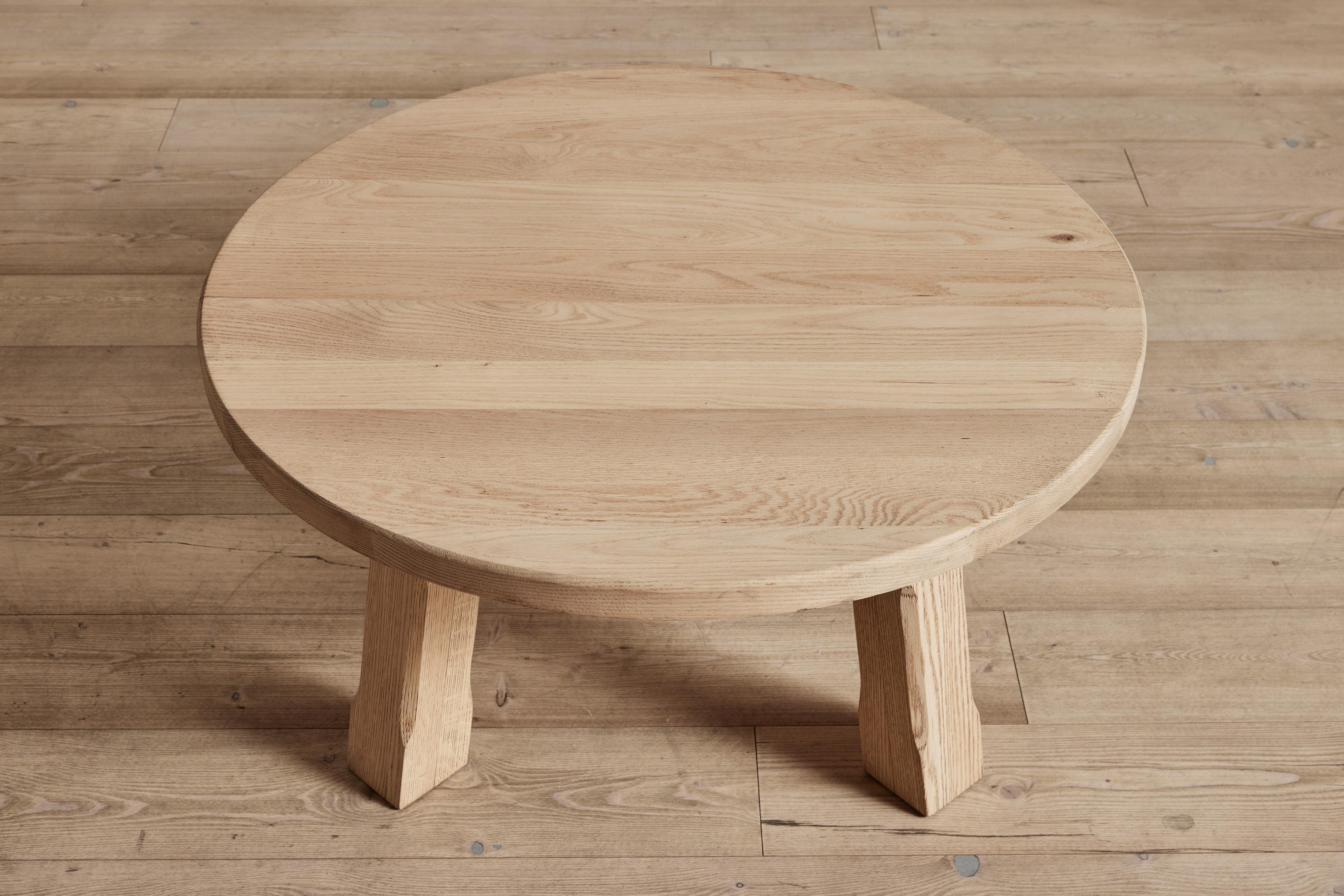 20th Century Round Brutalist Coffee Table  For Sale