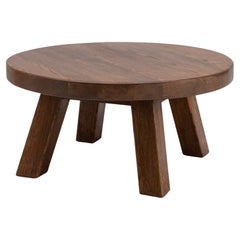 Round Brutalist Coffee Table, Netherlands Circa 1980 Round Brutalist Coffee Table, Netherlands Circa 1980
