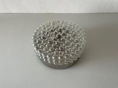 Runde Bubble Glass Flush Mount oder Wandleuchte von Limburg, 1960er Jahre, Deutschland
