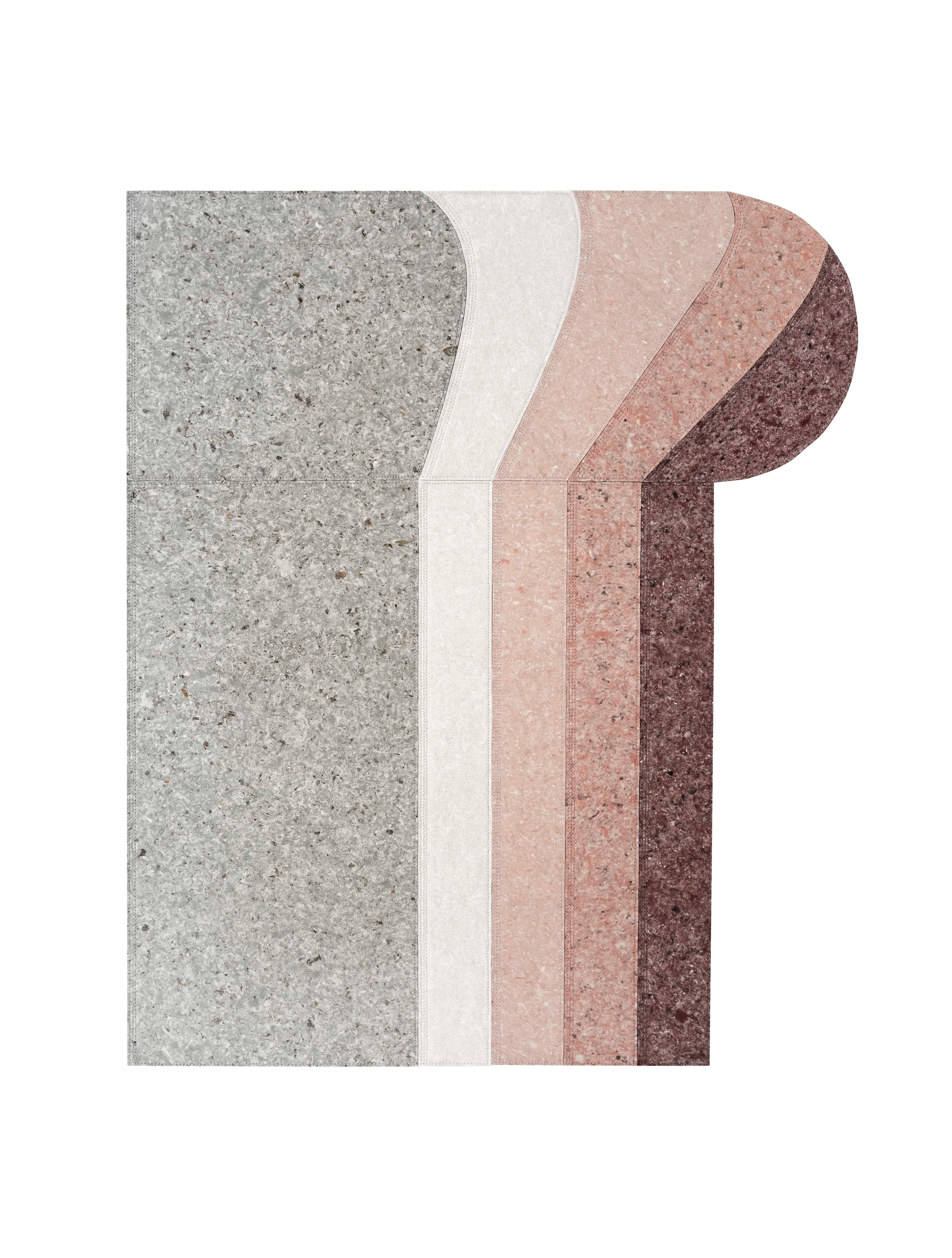 Round Burgundy Nuances Rug by Gandia Blasco
Design by Patricia Urquiola
Dimensions: W 250 x H 300 cm. 
Materials: Fiber composition: Felt base (75% wool + 25% viscose), Viscose embroidery. 
Weight: 19.5 kg

Passion for life outdoors, a dream come