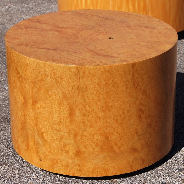 Birdseye Maple Burl Side End Table at 1stDibs