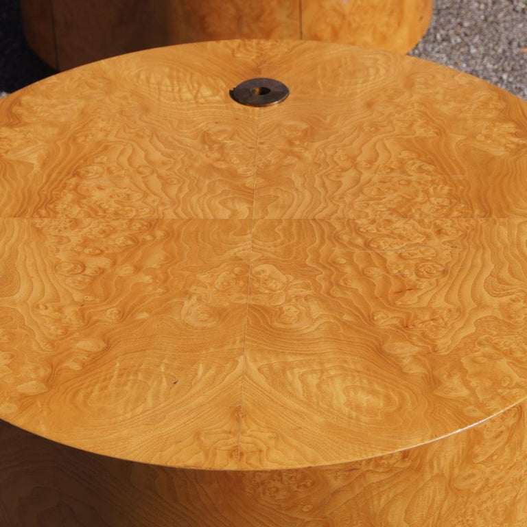 Birdseye Maple Burl Side End Table at 1stDibs