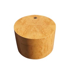 Birdseye Maple Burl Side End Table