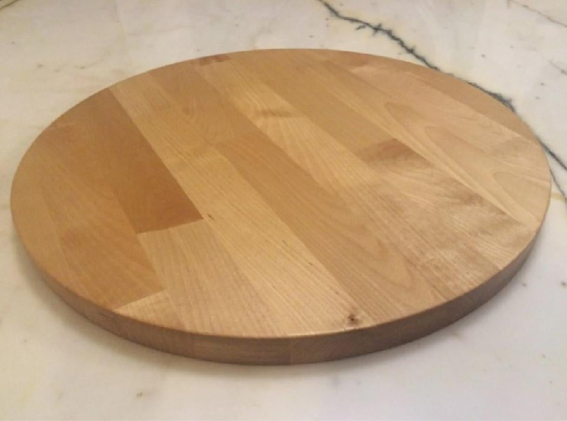 Rundes Butcher's Block-Schneidebrett im Zustand „Neu“ im Angebot in New York, NY