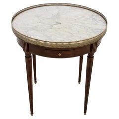 Round card table, Louis XVI style, France.