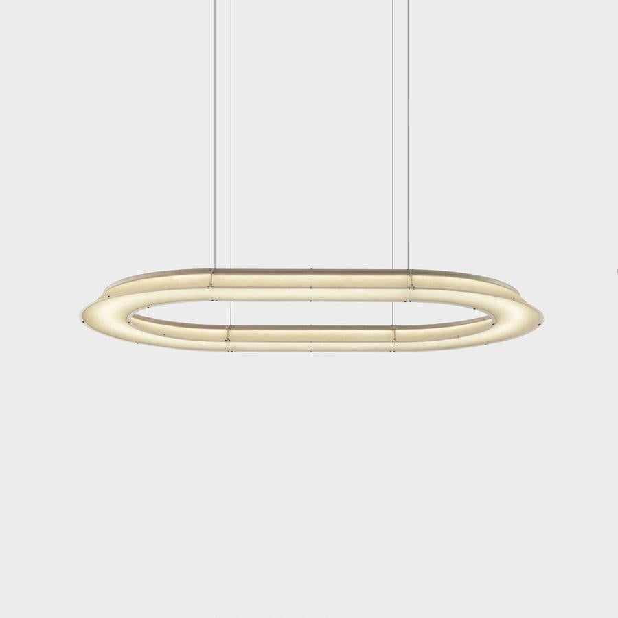 Postmoderno Round Cast Pendant Lamp by Resident in vendita