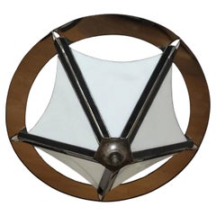 Round ceiling lamp Kimberly Tiffany-style 60ies