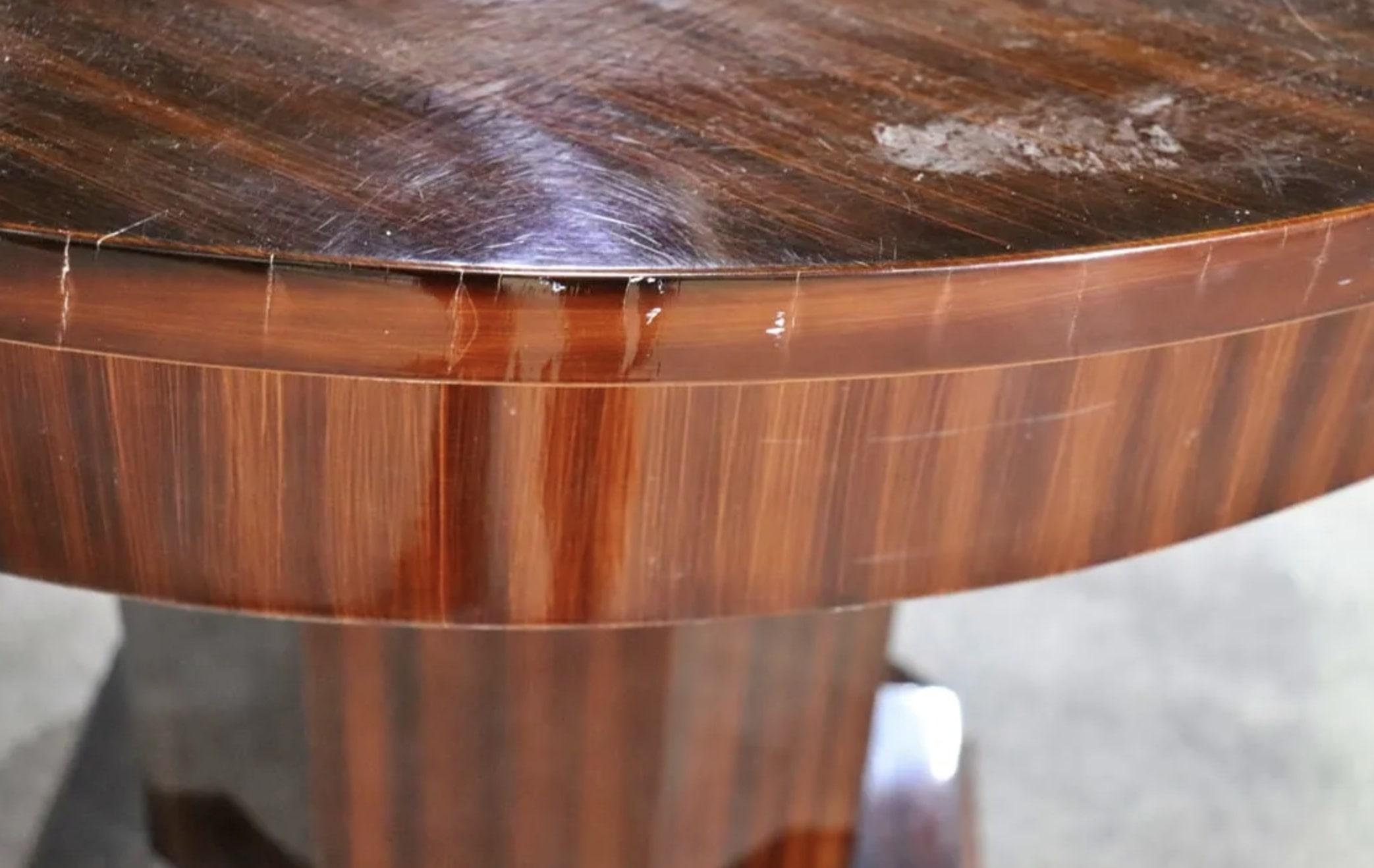 Mahogany Round Center Table For Sale