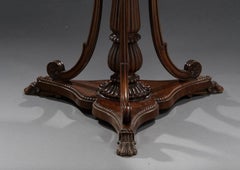 Round Center Table in Breccia's Marble with Inserts