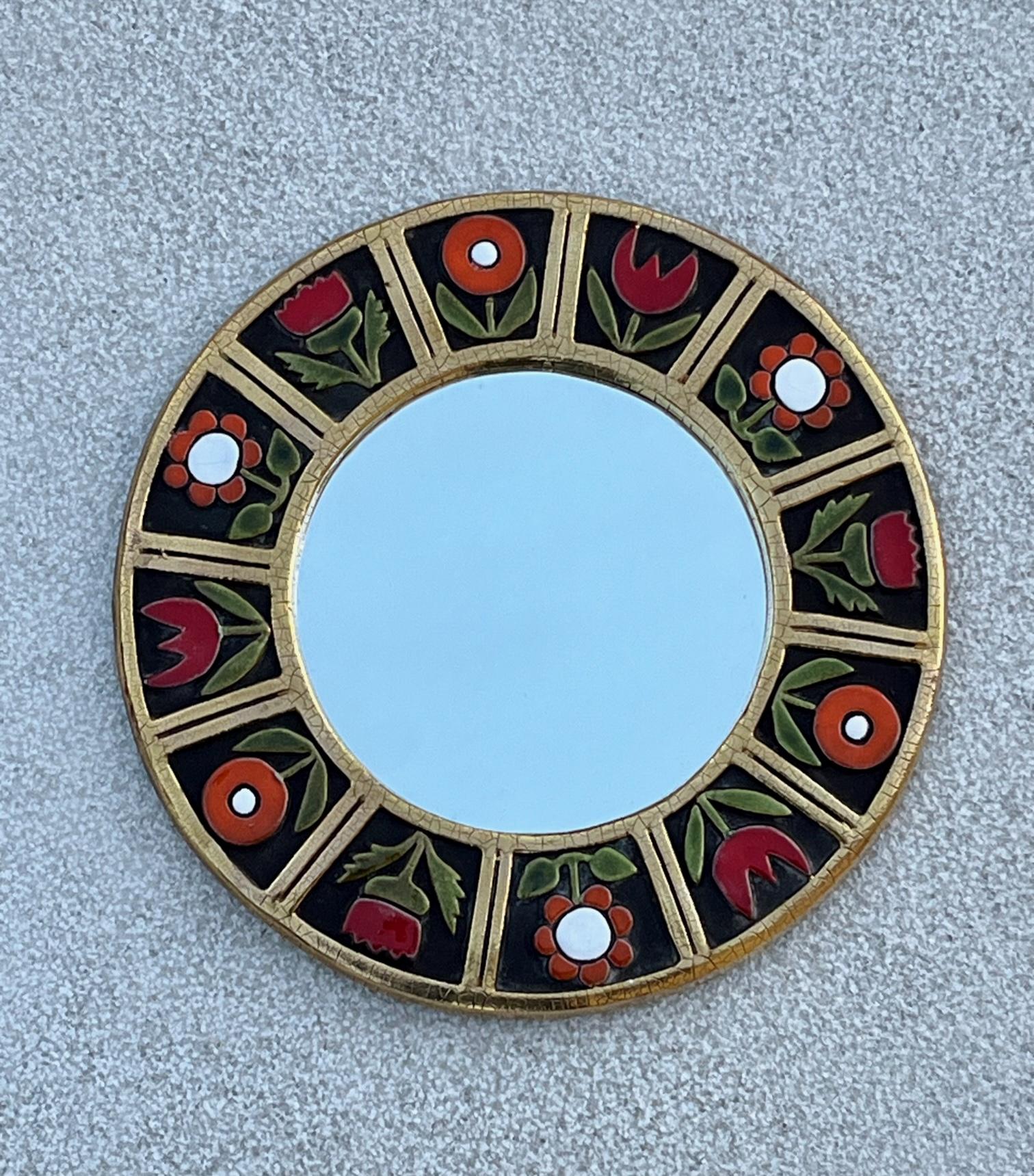 Spiegel aus Keramik 