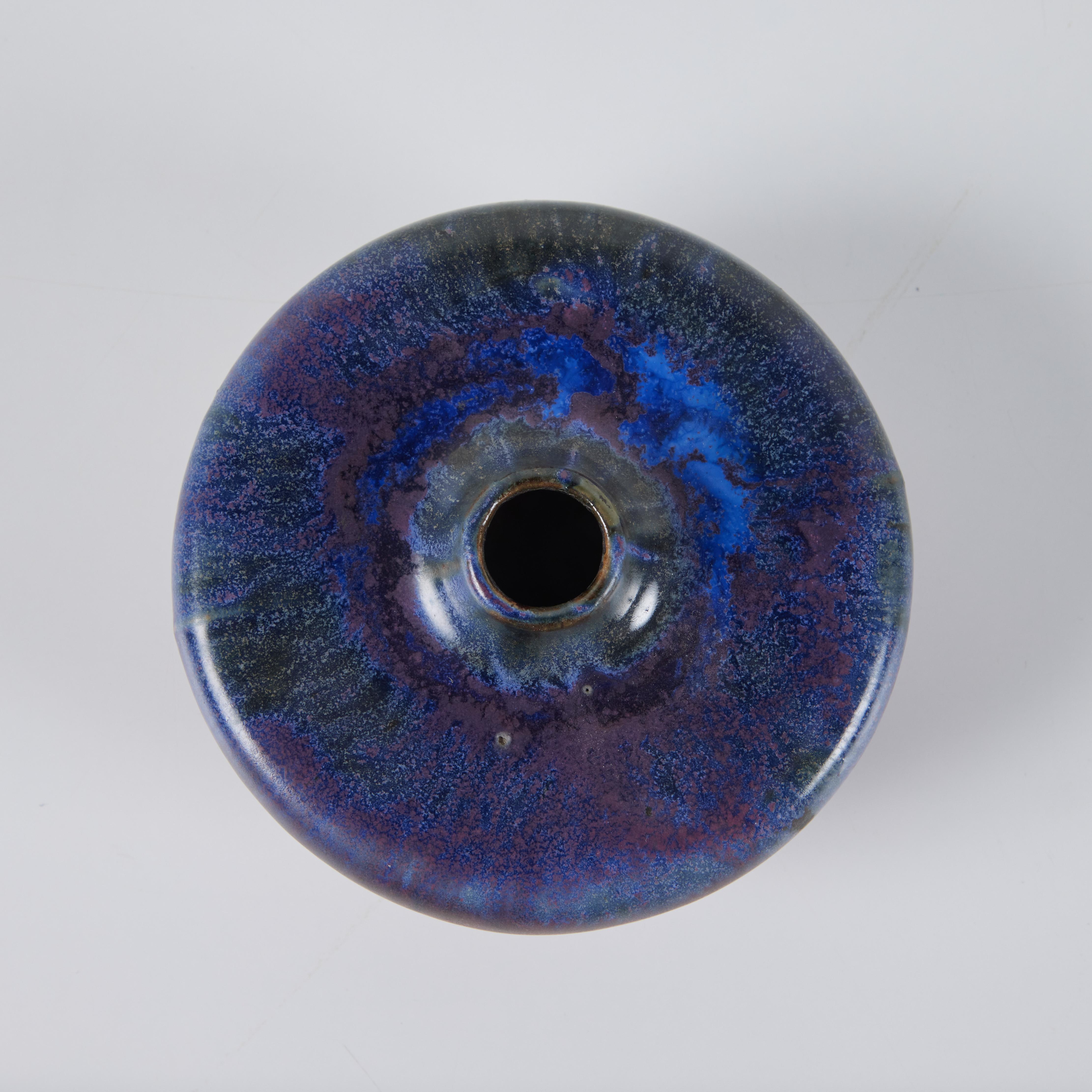20th Century Round Ceramic Weed Pot