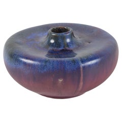 Vintage Round Ceramic Weed Pot