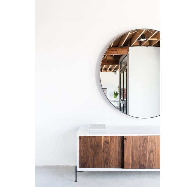 Welded Round Chambers Mirror 48
