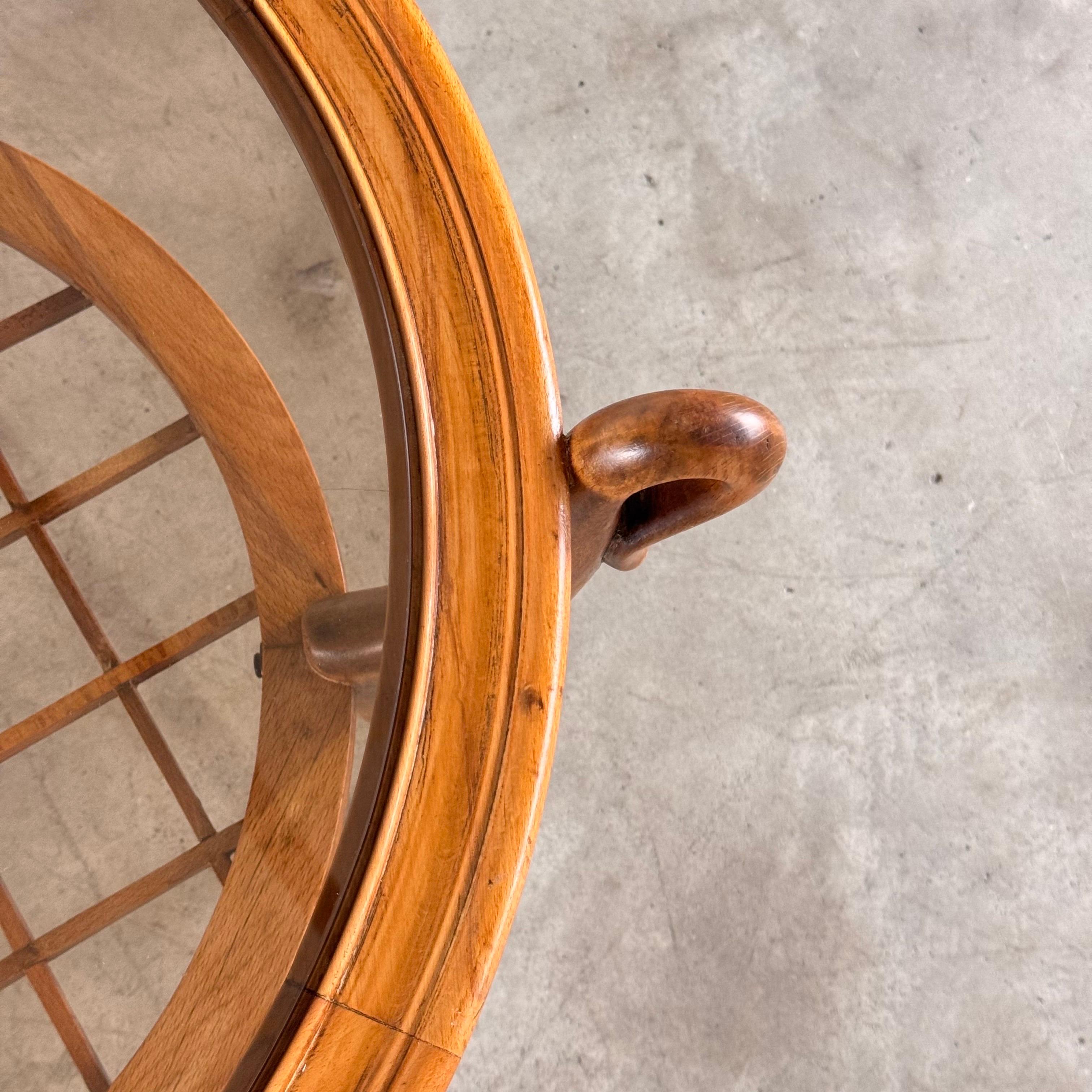 Round Coffee Table attribuited to Paolo Buffa for Arrighi Serafino, 1950s For Sale 3