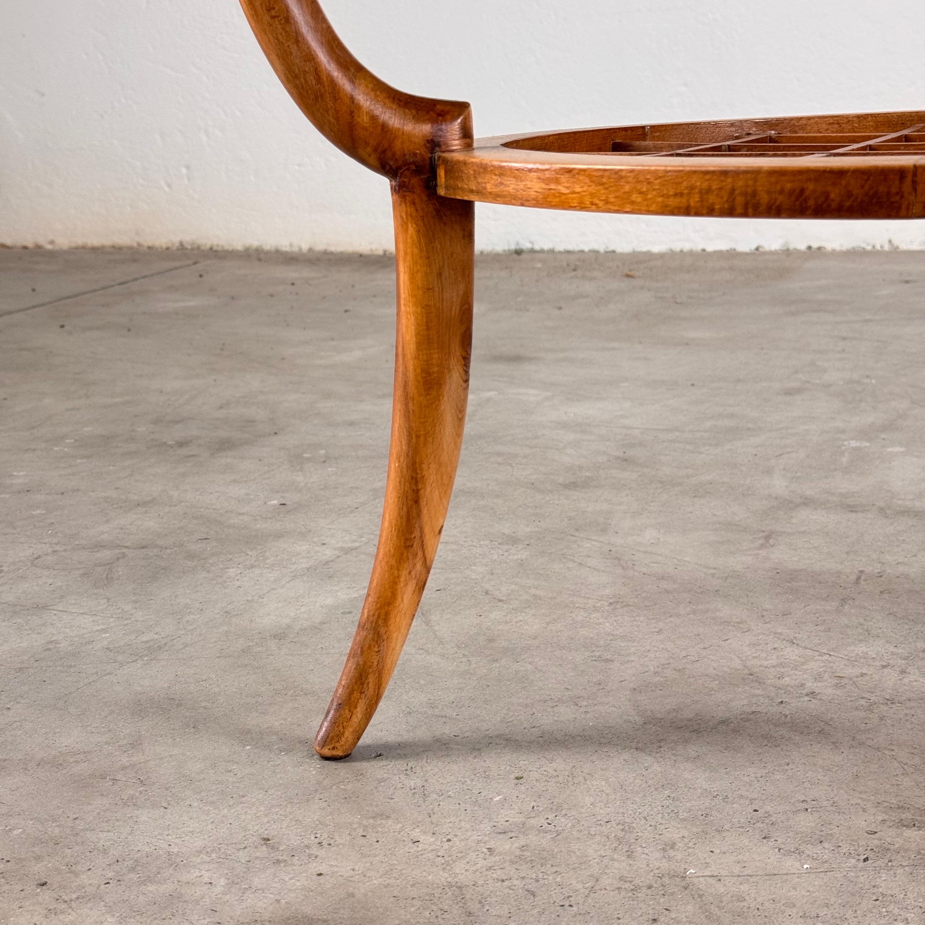 Round Coffee Table attribuited to Paolo Buffa for Arrighi Serafino, 1950s For Sale 4