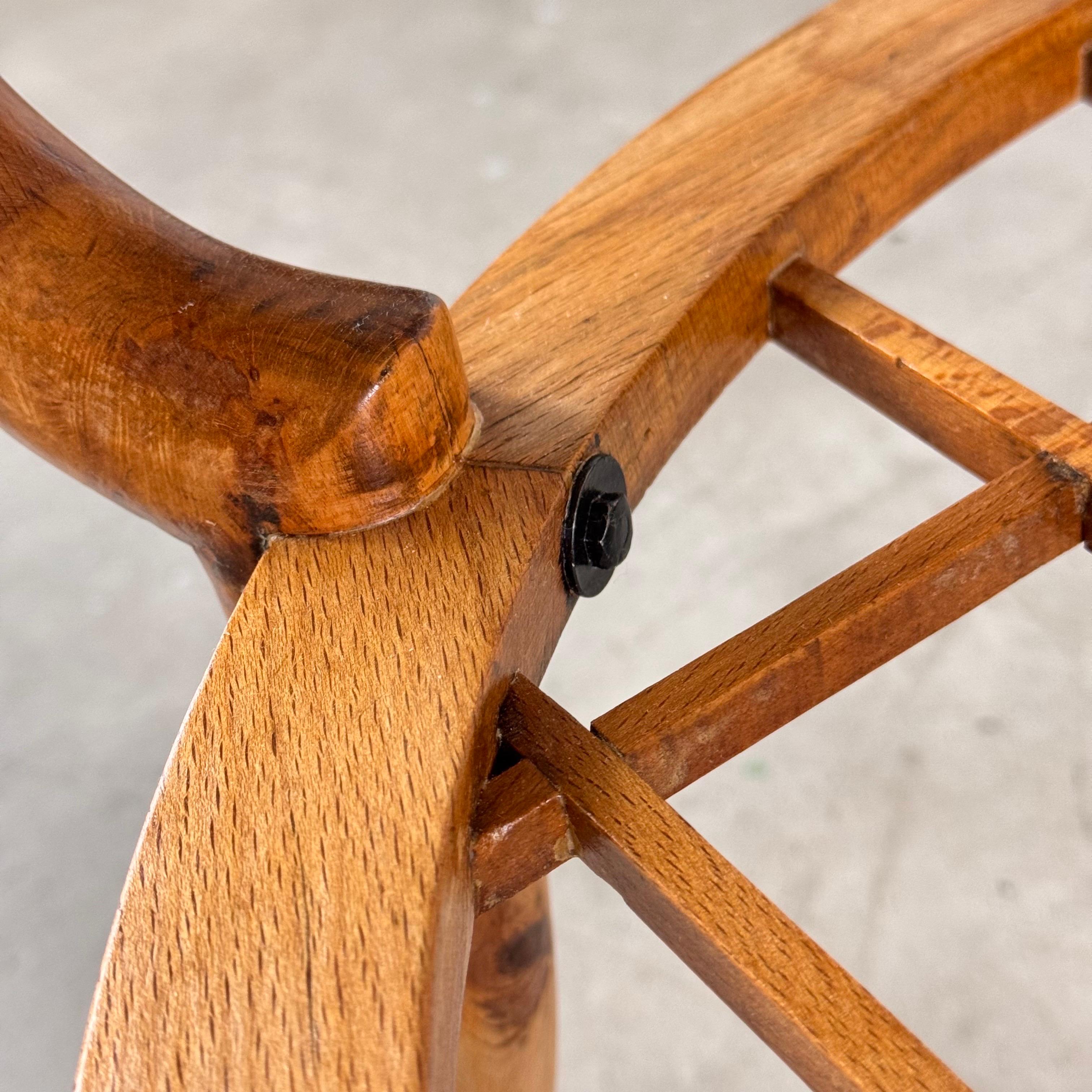 Round Coffee Table attribuited to Paolo Buffa for Arrighi Serafino, 1950s For Sale 5