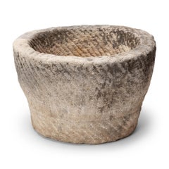 Round Chinese Stone Basin, c. 1900