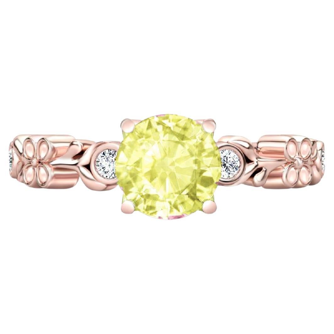 Im Angebot: Round citrine ring. ()