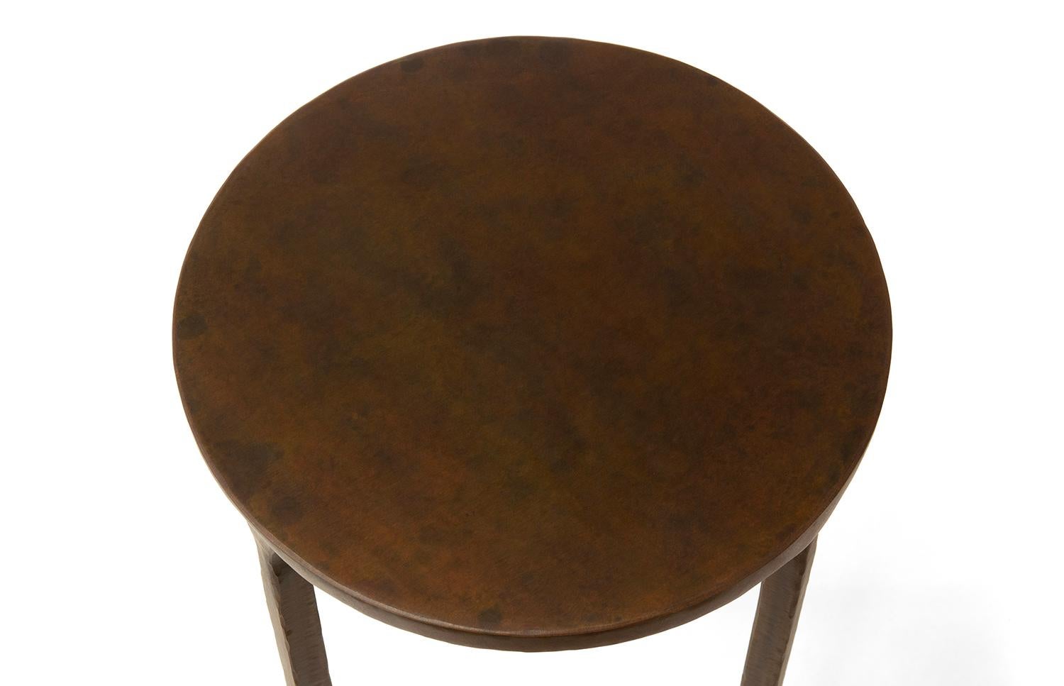 TABLE NO. 3 - BRONZE
J.M. Szymanski
d. 2023

Playfully imagined, this sculpted bottom-frame supports a smooth top-surface that is ideal for drinks and small items--some might say it’s the perfect side-table for functionality.
 
Made in The Bronx,
