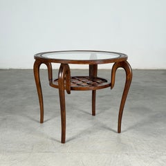 Round Coffee Table attribuited to Paolo Buffa for Arrighi Serafino, 1950s