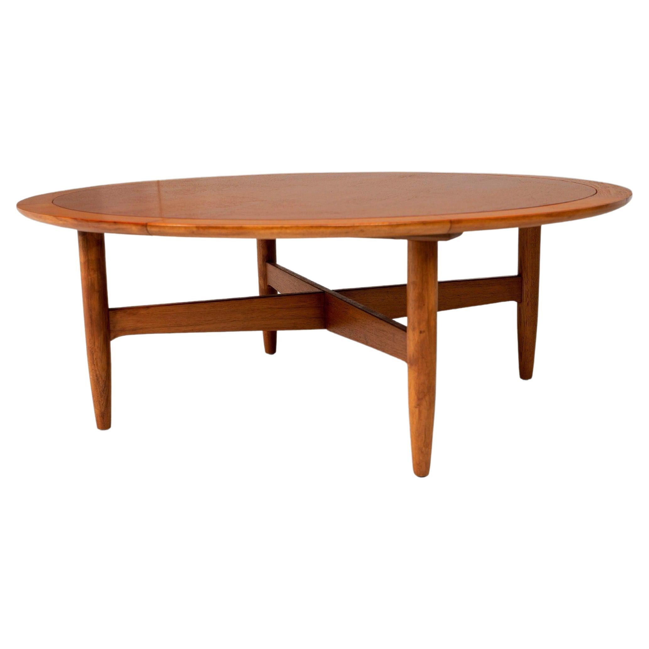 Round Coffee Table Attributed to Lubberts & Mulder for Tomlinson, c. 1960s For Sale
