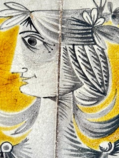 Round Coffee Table by Jean Derval for Roger Capron, Vallauris c. 1970