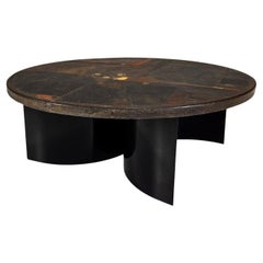 Runder Couchtisch von Paul Kingma, Niederlande 1980