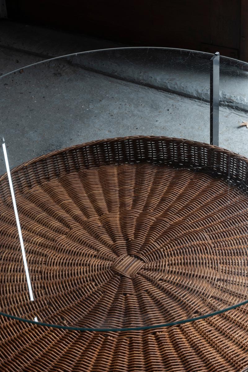 Round coffee table by Rudolf Wolf for Rohé Noordwolde, Dutch design, 1950s 3