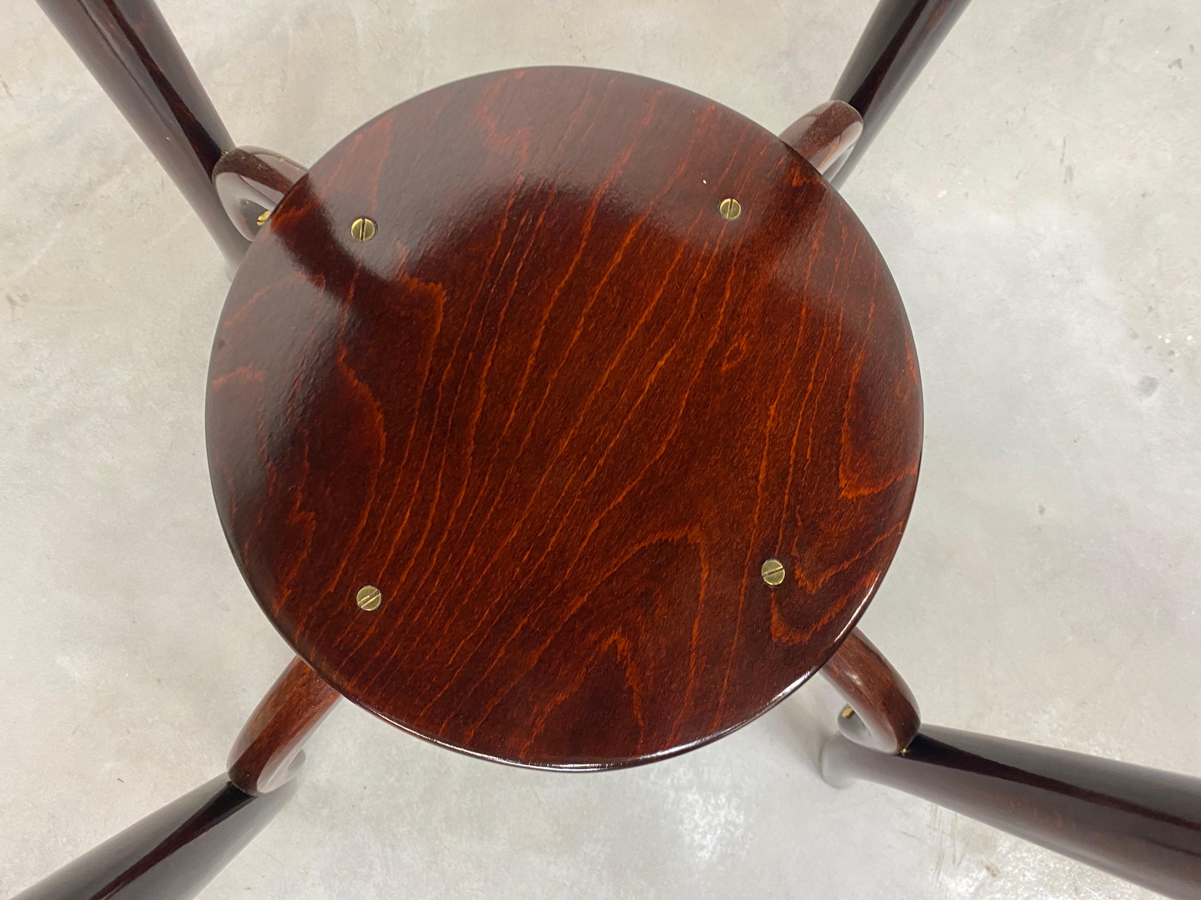 Austrian Round Coffee Table by Thonet For Sale