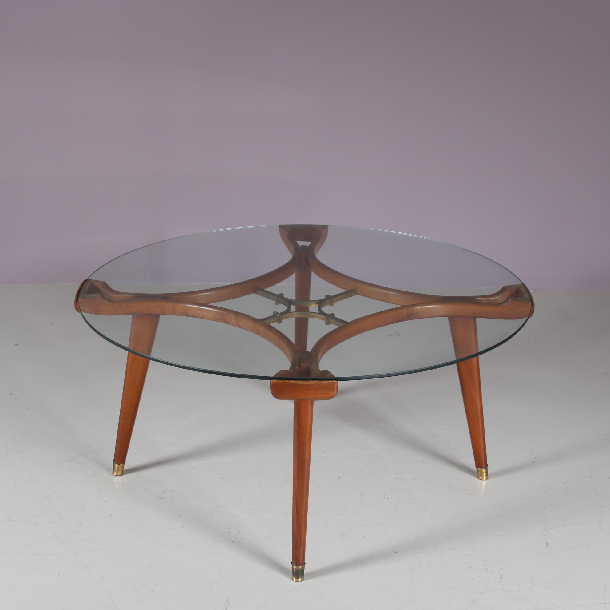 Round Coffee Table by William Watting for Fristo, circa 1955 For Sale 2