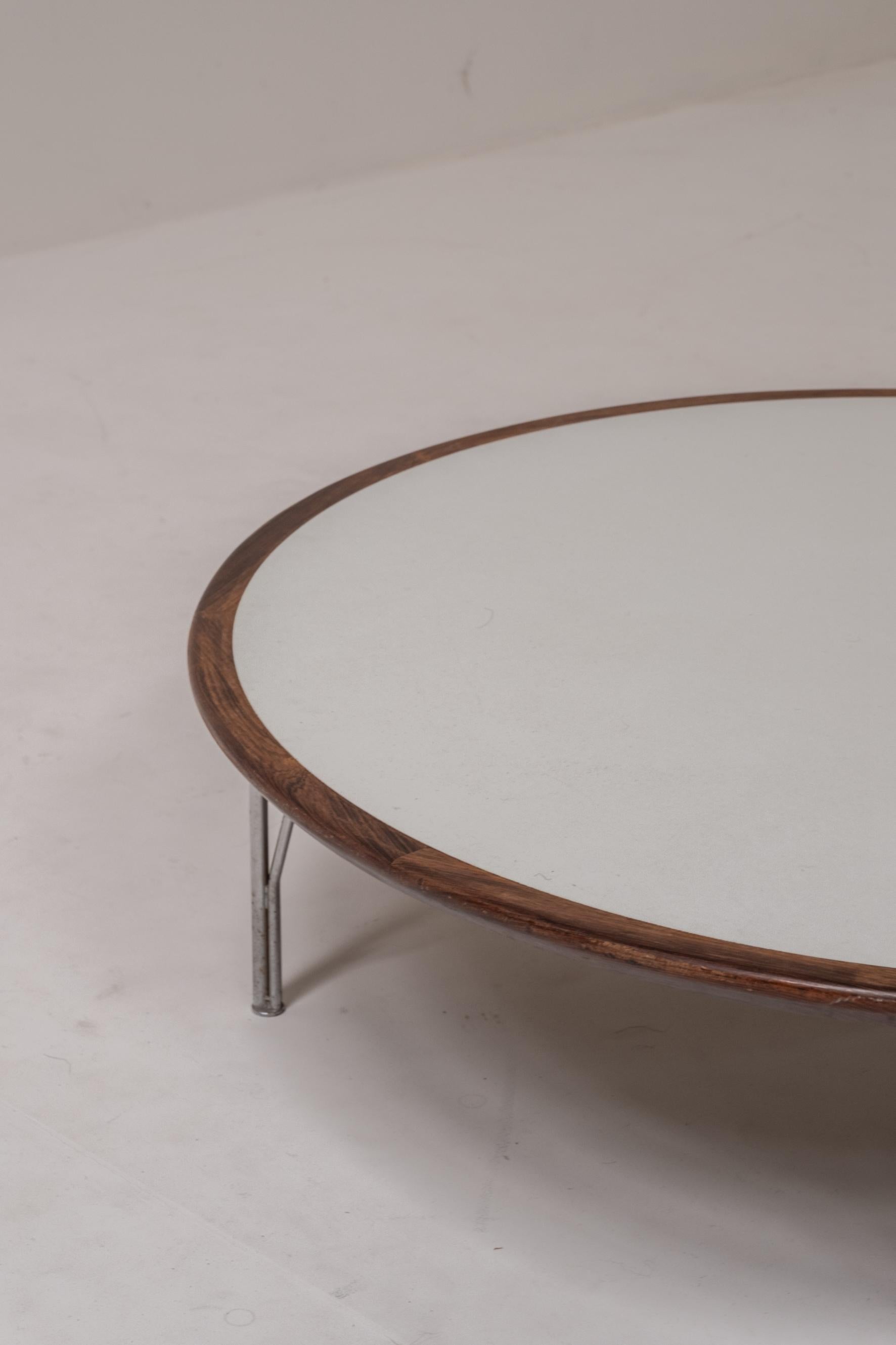 Danois Table basse ronde, Danemark, 1970 en vente