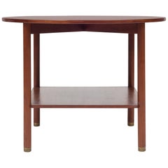 Round Coffee Table in Cuban Mahogany, Maker Rud. Rasmussen