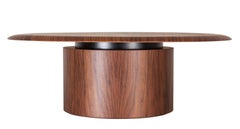 Round Coffee Table In Custom Lacquer & Wood Finishes