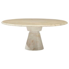 Round Coffee Table in Marble, 1970s