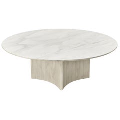 Round Coffee Table in Marble