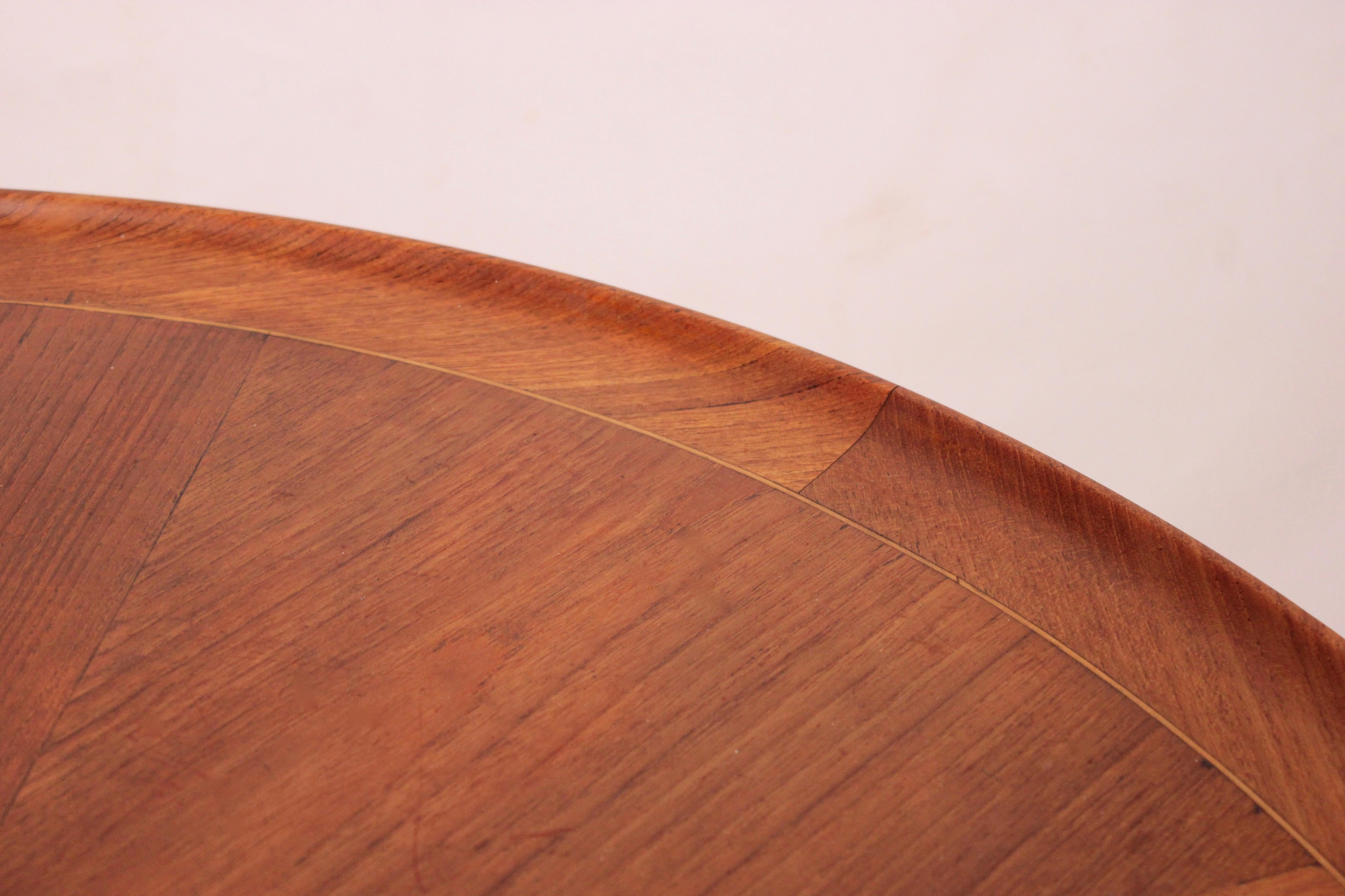 Round Coffee Table in Teak of Danish Design from the 1960s 2