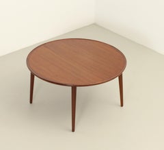 Round Coffee Table in Teak Wood by BC Møbler, Denmark, 1960's