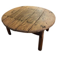 Round Coffee Table in Wood