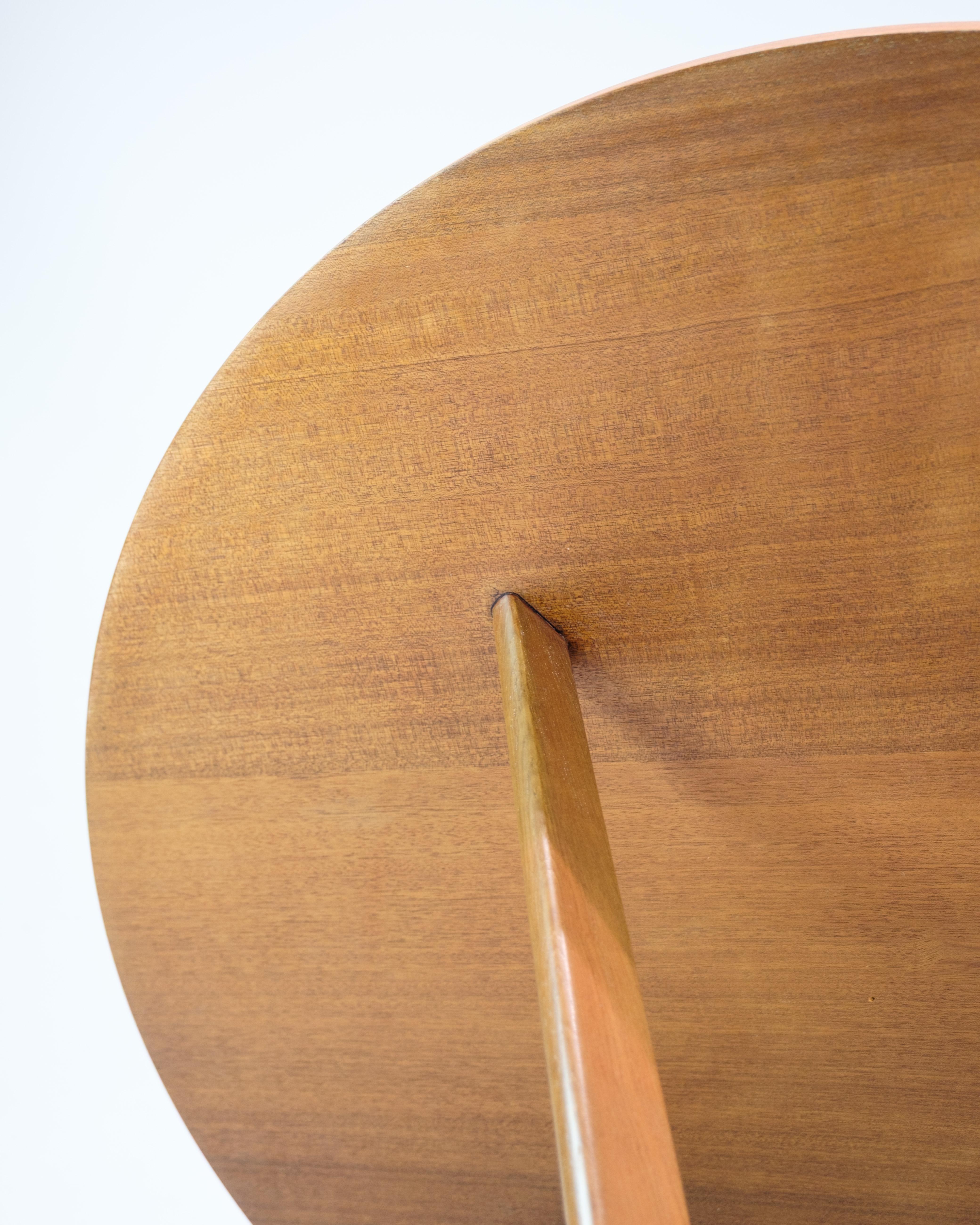 Round Coffee Table Made In Teak By Holger Georg Jensen For Kubus From 1960s For Sale 3