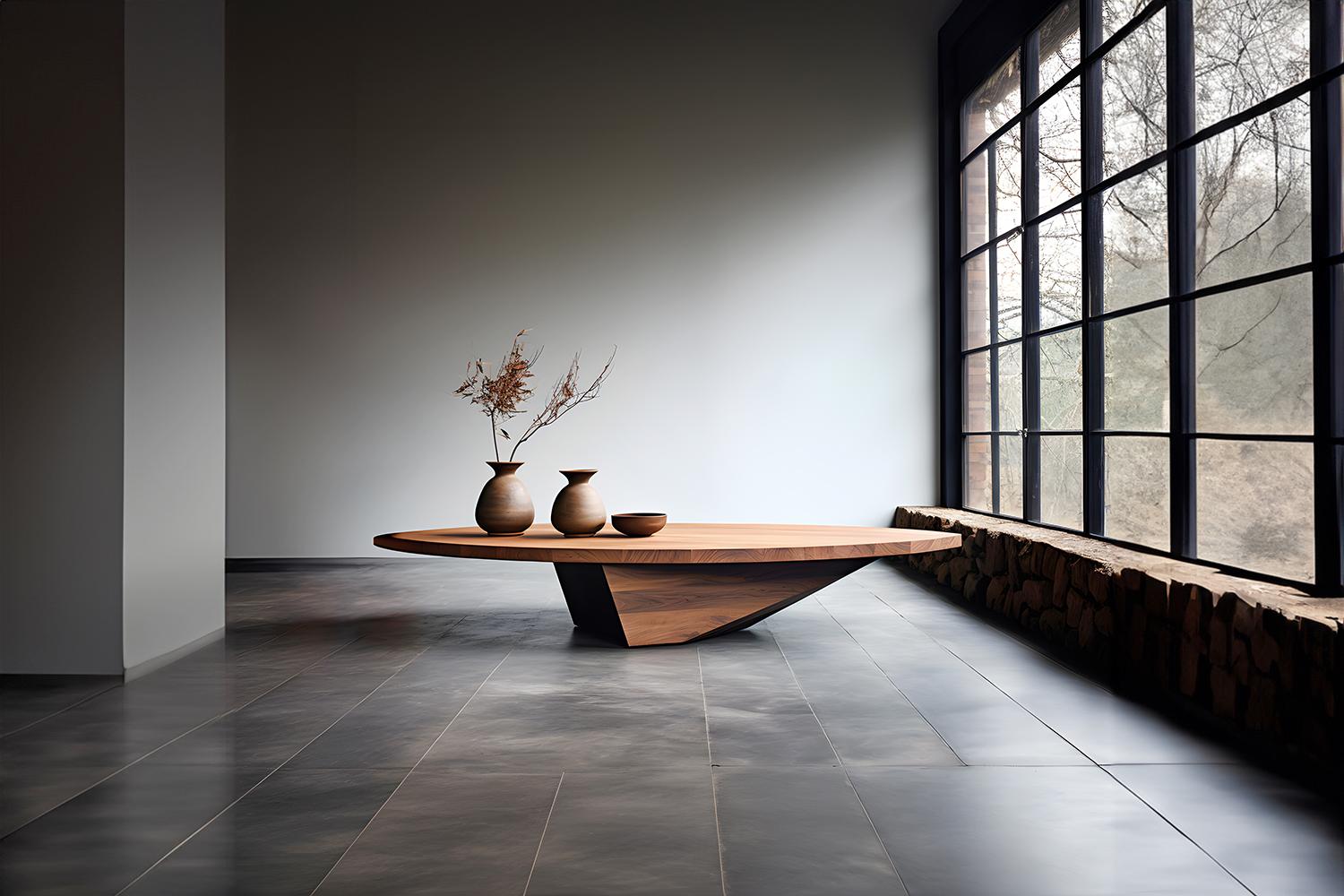 Round Coffee Table Made of Solid Wood, Center Table Solace S14 by Joel Escalona


The Solace table series, designed by Joel Escalona, is a furniture collection that exudes balance and presence, thanks to its sensuous, dense, and irregular shapes.