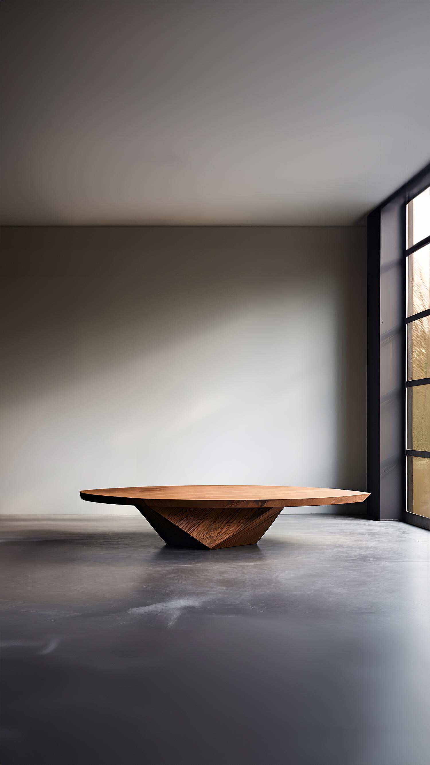 solid wood centre table