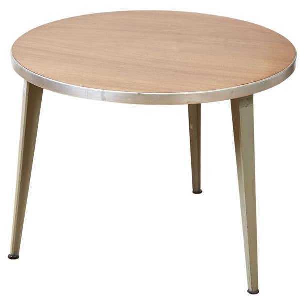 Round Coffee Table, Rare Ernest Race Design, 1940s For Sale at 1stDibs