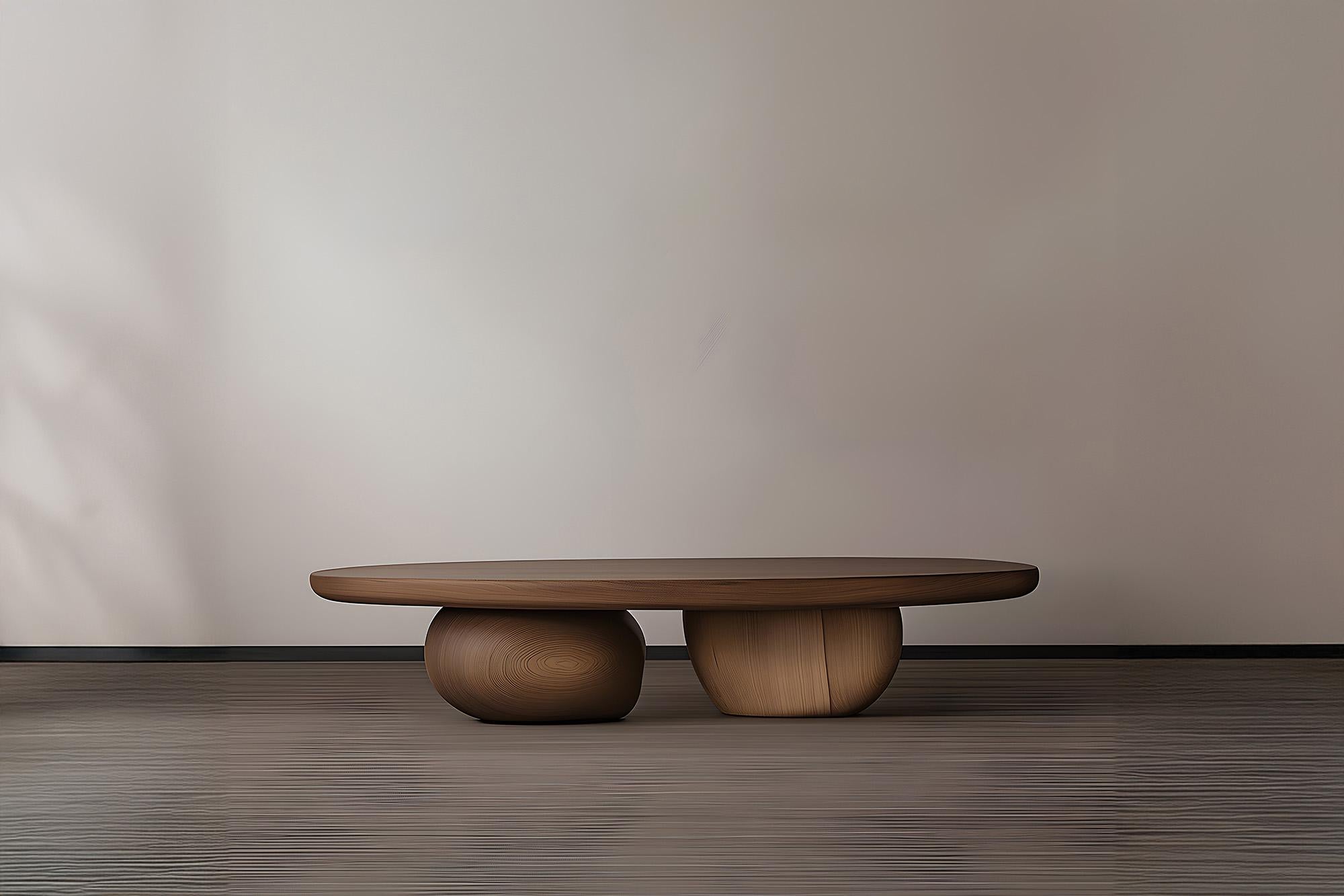 Brutalist Round Coffee Table Serie 23 – Sereno by NONO for Refined Living Spaces For Sale